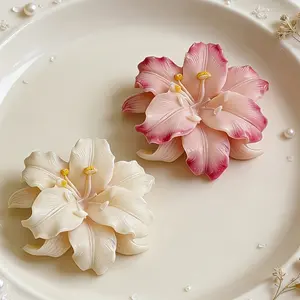 2 Piece Lily Silicone Candle Mold, DIY Scented Candles, Resin Crafts, Soap, Clay, Gypsum, Jewelry Casting, Valentine's Day Gift, Wedding Decor