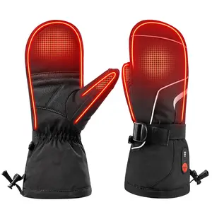 SAVIOR HEAT Heated ski Gloves Touch Screen 7.4V 2200mAh Battery for Winter Snowboarding Skiing