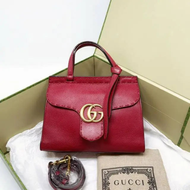 Pre-owned GUCCI Leather Shoulder Bags 7.8'' R2849 Shoulder Bag C211549729 0327 T1 Chloe