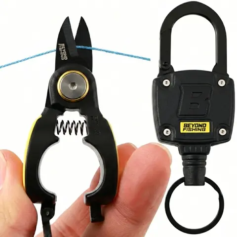 Beyond Braid Quick Snips Fishing Line Cutter - Compact Angling Supplies, Portable Fisherman Accessory with Adjustable Airflow, Easy Clip-On Design, Powerful Fish Aerator, Long Battery Life, Portable Bubbler