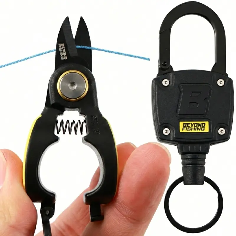 Beyond Braid Quick Snips Fishing Line Cutter - Compact Angling Supplies, Portable Fisherman Accessory with Adjustable Airflow, Easy Clip-On Design, Powerful Fish Aerator, Long Battery Life, Portable Bubbler