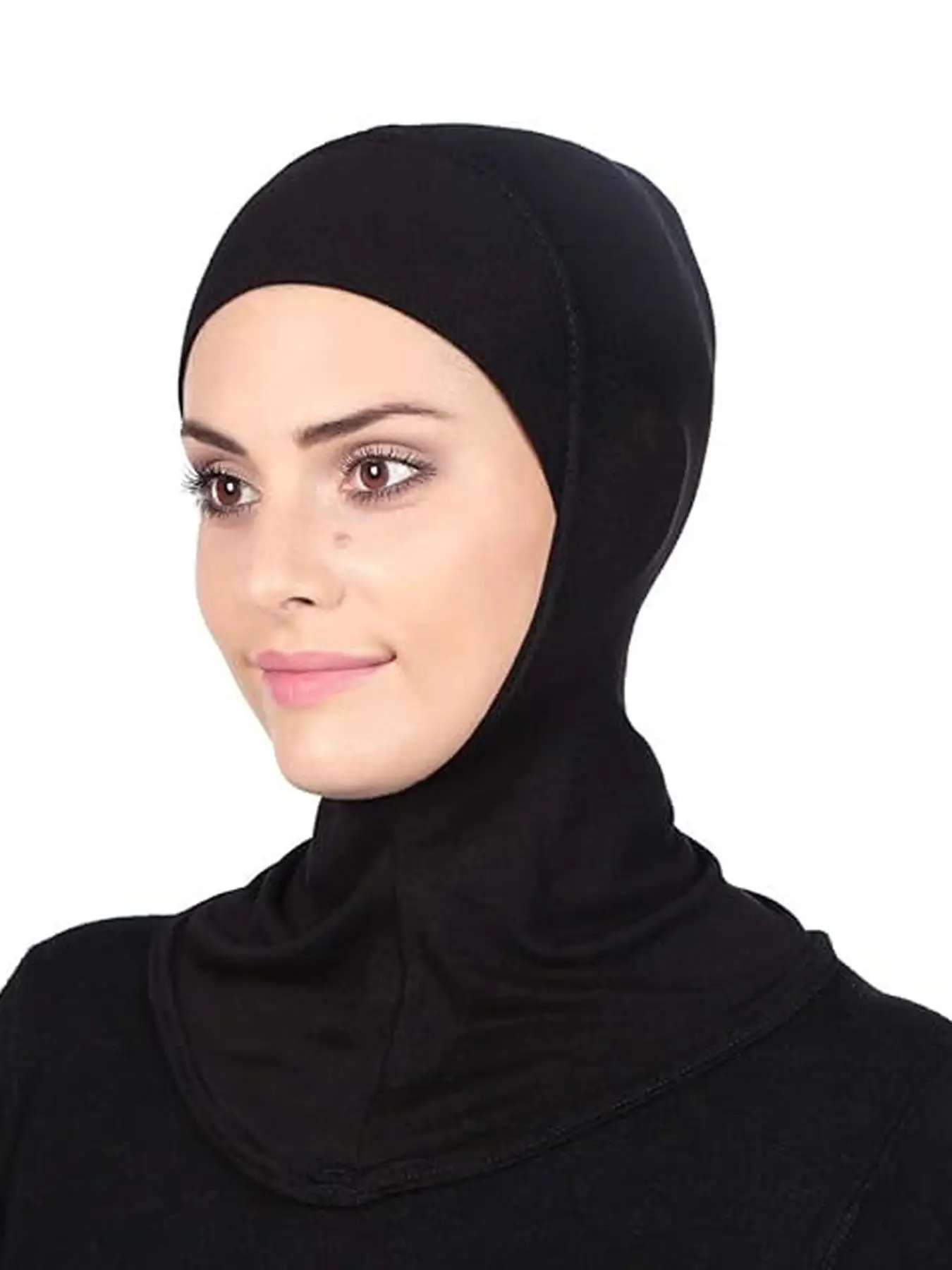 Women's Solid Color Hijab, Casual Comfortable Breathable Headscarf, Fashionable Headwear for Daily Wear