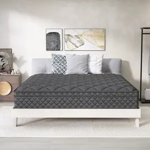 12 Inch Hybrid Memory Foam Mattress Twin Full Queen King Sizes Individual Pocket Springs Medium Comfort Enhanced Spinal Alignment Breathable Temperature Regulating