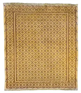 3x5 Traditional Afghan Wool Rug – Frontier Collection Style