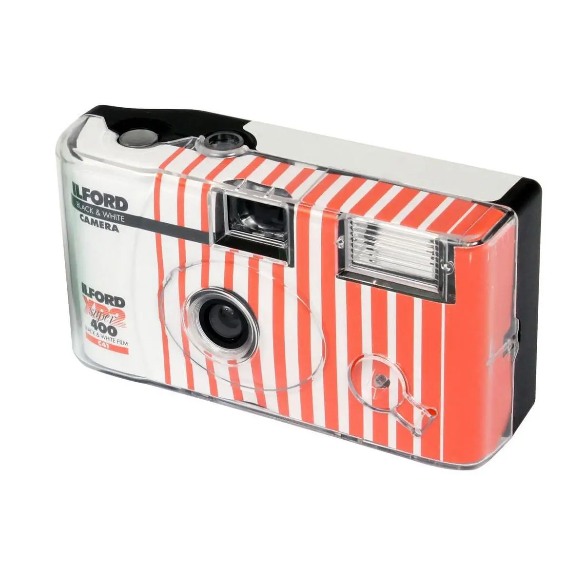 Ilford XP2 Black and White Super Single Use Film Camera with Flash