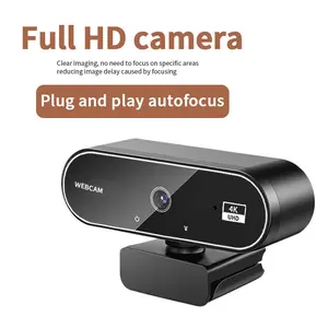 4K UHD Webcam with Auto-Focus & 73° FOV, 1080P60fps. Features Automatic Light Correction, Plug-and-Play. Ideal for PC Games, Switch2, Live Streaming, Work & Gaming.