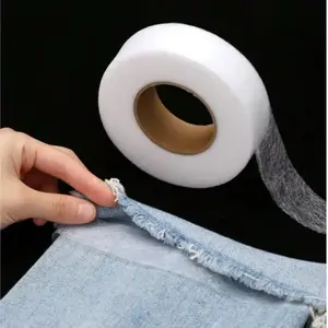 Double-Sided Iron-On Hemming Tape Strong Adhesive Heat Bonding Tape for Clothing Alterations Pants Jeans Skirts Kitchen  Utensils