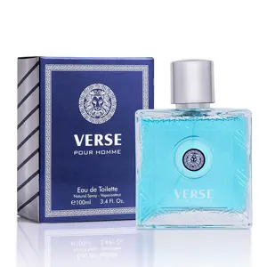 NovoGlow Verse Pour Homme Eau De Parfum - 3.4 oz/100ml Packaged Clean Luxurious Non-Sweet Floral Men's Fragrance with Lemon, Bergamot, Cedar, Amber, Packaged Men's Fragrance