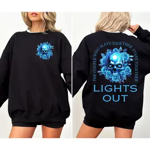 Officially Licensed Lights Out Book Sweatshirt, Lights Out Book Shirt, Navessa Allen Shirt,  Into Darkness  Shirt, Book Merch, Dark Romance Sweatshirt