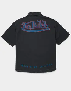 VON DUTCH Hell Mens Button Up Shirt