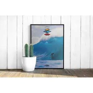 Ripcurl The Search Hawaii Rolled Posters - Vintage Surf Travel Poster