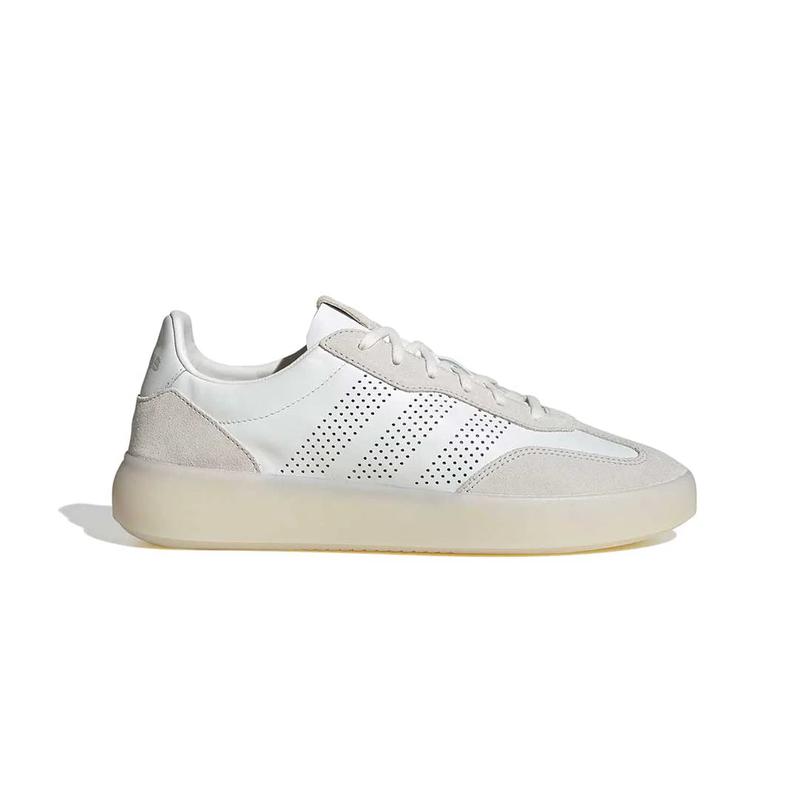 Adidas Men's Barreda Sneaker White/Cream/Gum Sole (NO BOX)