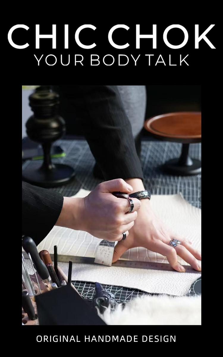 CHICCHOK Rainbow Breathless Fashion Leather Choker with Movable Thick Chains, Daily Wear, Unisex, Pride Moth Gift,Handmade Cowhide Leather Fashionable Jewelry Accessories Modern Versatile Accessories christmas gifts for gf gifts for women gifts