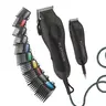 Wahl USA Pro Series Platinum Corded Clipper & Corded Trimmer for Home Haircutting with Color Coded Guide Combs – Model 79804-100 Clippers And Trimmers Set Hair Cutting Kit