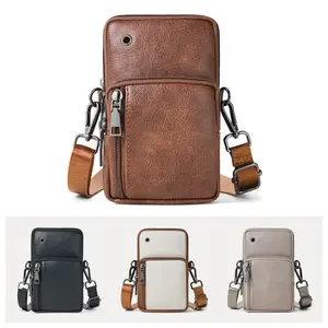 Bluome Versatile Crossbody Bags for Women, Small Cell Phone Trending Purses Shoulder Bag for Travel Essentials Work, Sling Bag with Adjustable Strap, PU Leather Handbag Tote Everyday Bag with Headphone Jack, Gift for Her Mom Summervibes
