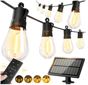 50ft-Solar-Powered-Lights-Outdoor-Waterproof-String Lights-Outside-Patio-Yard-Garden-Fence-Backyard-Deck-Porch-Balcony-Patios-Camping-Battery-Operated-LED-Fairy-Strip-Lighting-Hanging-Edison-Bulbs-S14