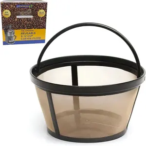8-12 Cup Basket Coffee Filter fits Mr. Coffee Makers and Brewers, Replaces your Paper Coffee Filters,