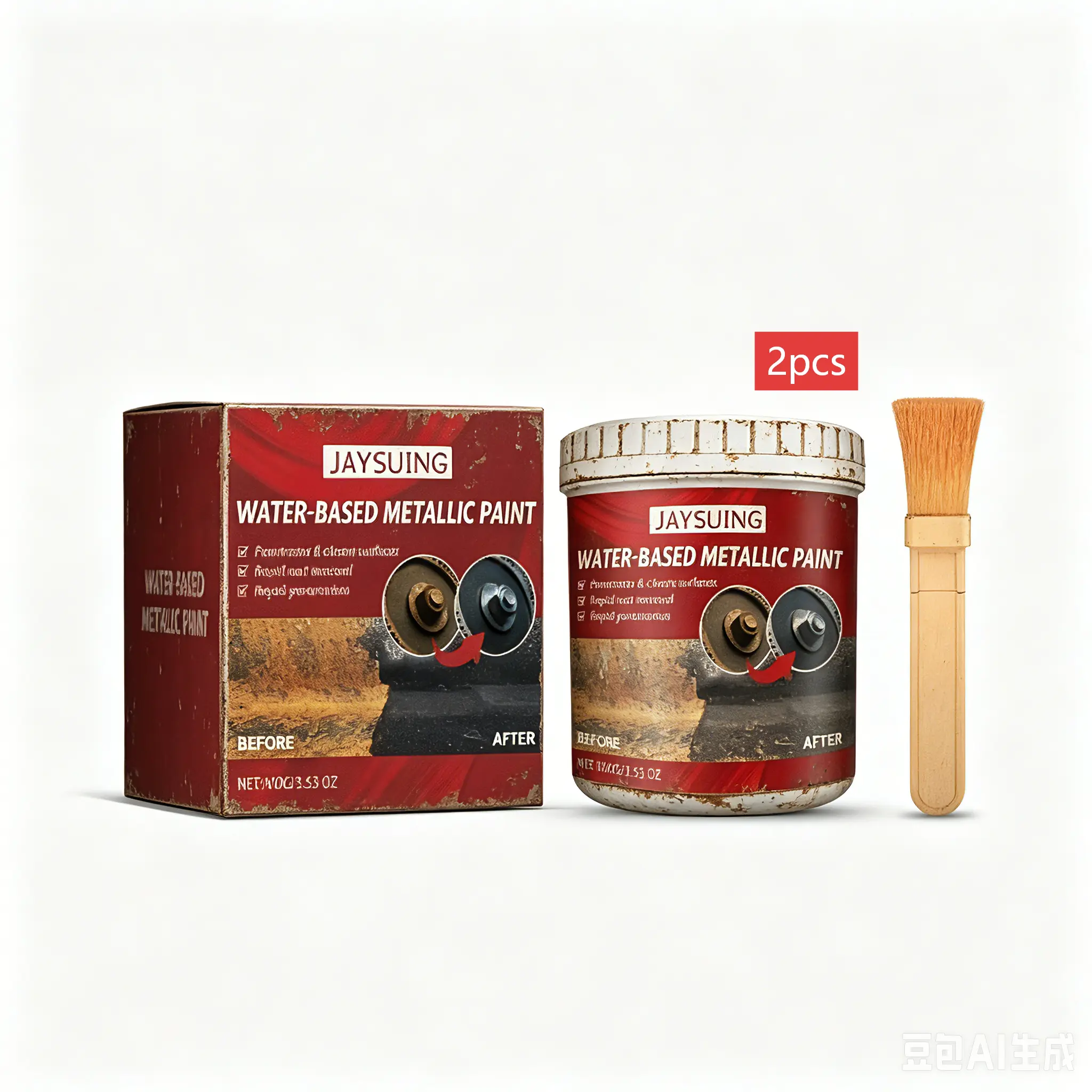 Multi-Purpose Water-Based Anti-Rust Metallic Coating