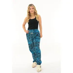 Zubaz Unisex Youth Z88 Snake Pant, NAVY/LIGHT BLUE
