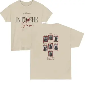 Into The Sun Lyrics Shirt, Kpop World Tour Tee, Gift for Fans
