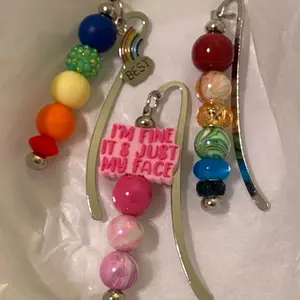 Custom Design Beaded Bookmark