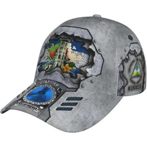Nicaraguan Flag Hat for Men Women Nicaragua Parrot Print Baseball Cap Trucker Hat Patriotic Cap Fashion Cool Hat Unisex