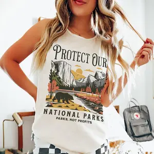 Protect Our National Parks Tank Top, Resist Granola Girl Top, FDT T-shirt, Save Parks Sleeveless, Unisex Graphic Top, Casual Gift For Men Women