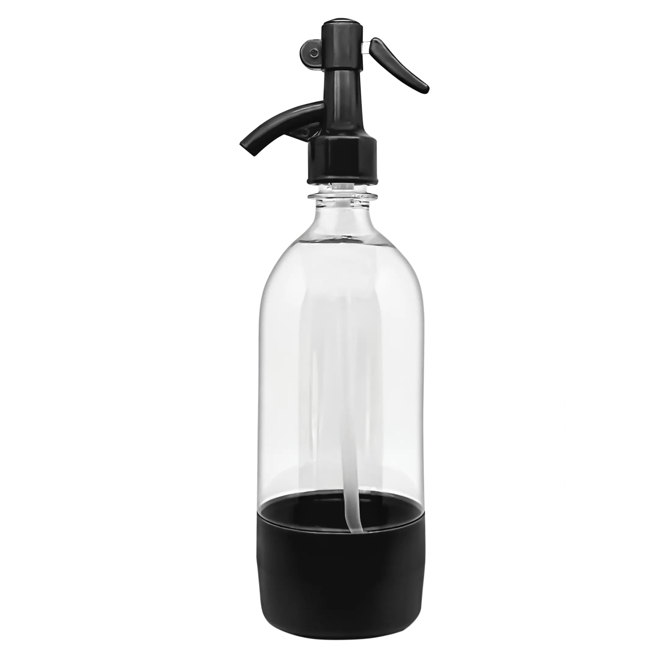 Black Seltzer Bottle