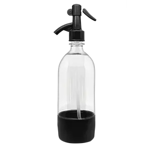 Black Seltzer Bottle