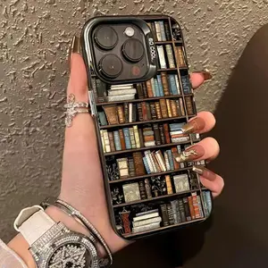 Bookcase Phone Case Suitable for IPhone11/12/13/14/15/16/17 Pro Promax Plus Air,Shockproof Drop Protection Durable PC Smartphone Cover