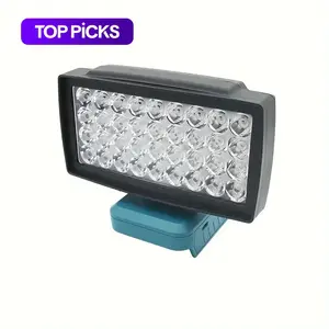 Portable LED Work Light for Makita 18V Battery, 1 Box 20W 3500LM LED Work Light with USB & Type-C Charging Port, Cordless Work Light for Job Site Lighting