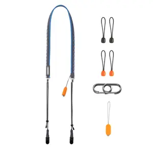 PGYTECH Camera Strap Slim for Mirrorless - Leather Harness Quick Release Adjustable Camera Neck Shoulder Strap for Compact Camera, Instant Camera and Smartphone