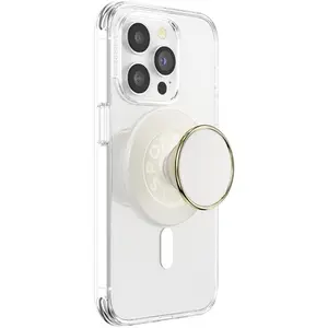 PopSockets Phone Grip for MagSafe, Magnetic Holder, Phone Stand, Enamel - Coconute Creme