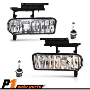 Clear Fog Lights Bumper Lamps Bulbs Fit For 1999-2006 Chevy Silverado