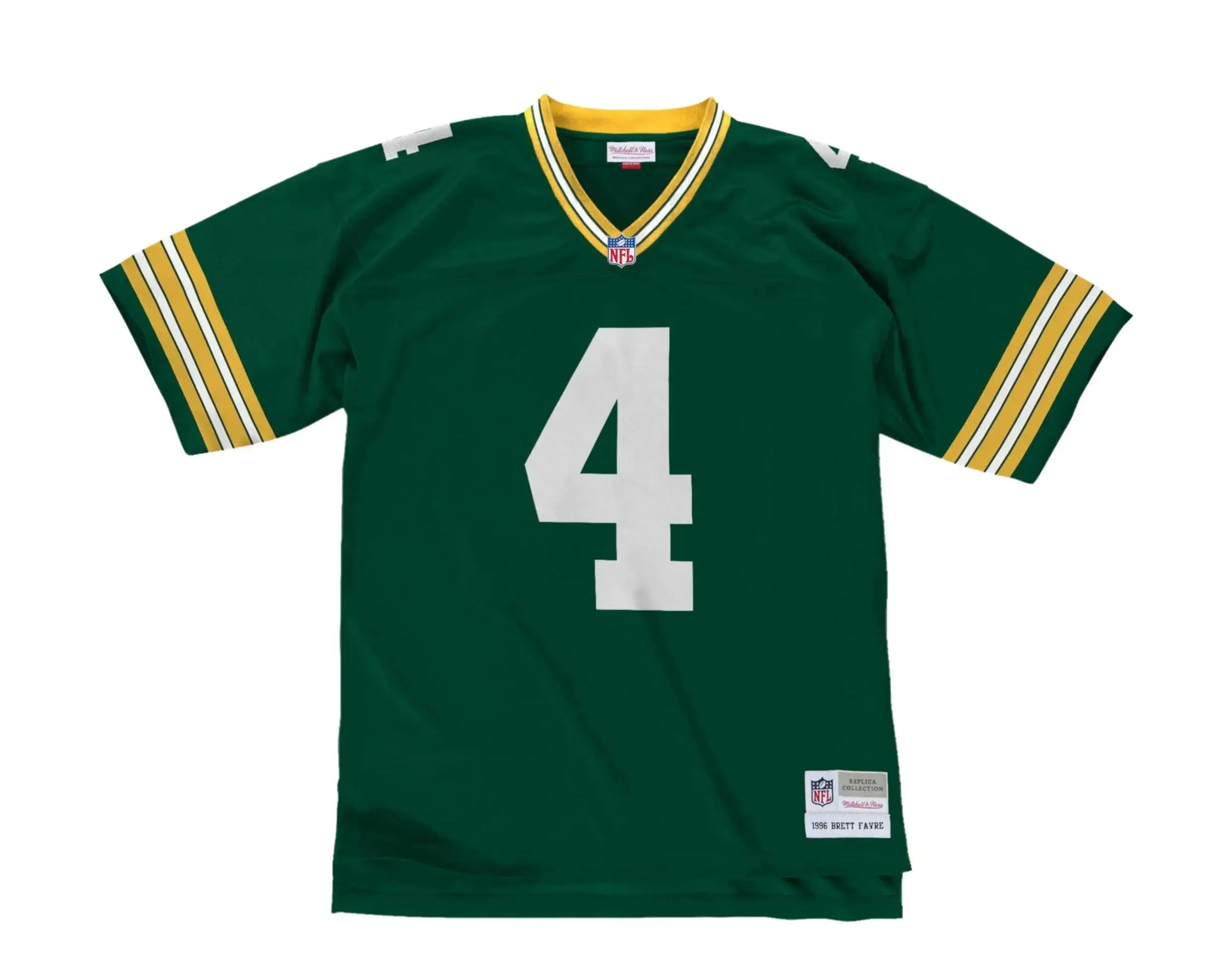Mitchell & Ness Legacy Green Bay Packers 1996 Brett Favre Football Jersey in Dark Green
