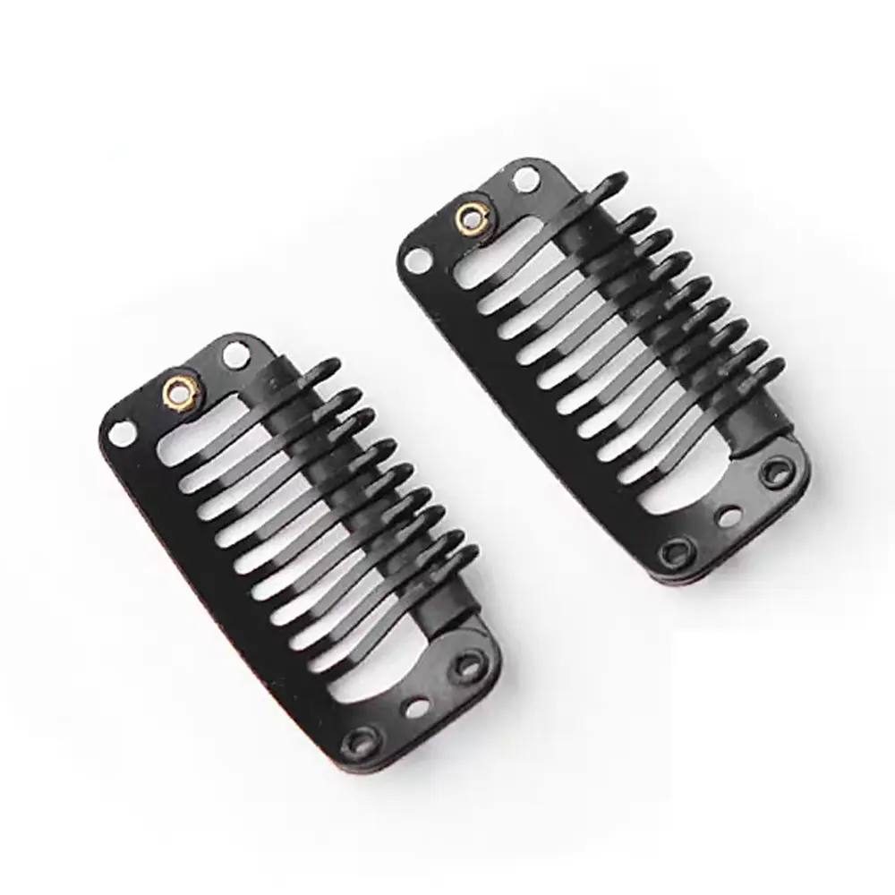 Invisible 9-Tooth Wig Clips - Anti-Slip Strong Hold Fashion Hair Accessories, Secure Clips for Hairpieces, Hair Style Accessory