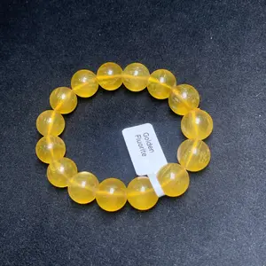 【Golden Fluorite】Flourite bracelet  translucent golden  fluorite beaded gemstone bracelet stack bracelet calming gift bracelet
