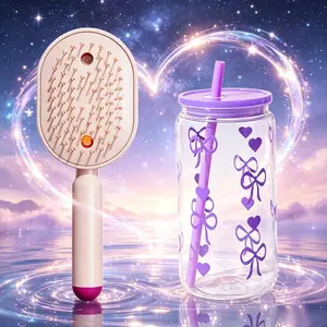 Essential Oil Diffusing Hair Comb, One-Button Detangling Brush, Multi-Functional Self-Cleaning Spray Massage Comb, Anti-Static Scalp Massager, Detangler Combs