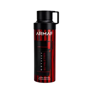 Armaf Odyssey Revolution Ultra Edition Body Spray 6.8 oz for Men | Woody Spicy Fragrance | Citrus Violet Sea Accords