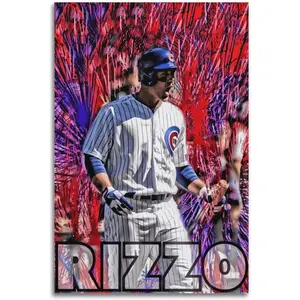 Anthony Rizzo Sports Player Poster Poster Canvas Art Posters for Room Aesthetic And Wall Art Picture Living Room Decor