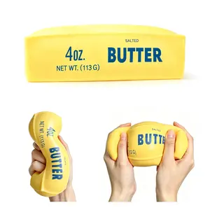 Butter-Soft Plush Toy with Butter Scent, Cream Stick Doll, Super Soft Squishy Sensory Fidget Toy for Stress Relief, Cute Desk Decor, Gift for Kids Teens Adults