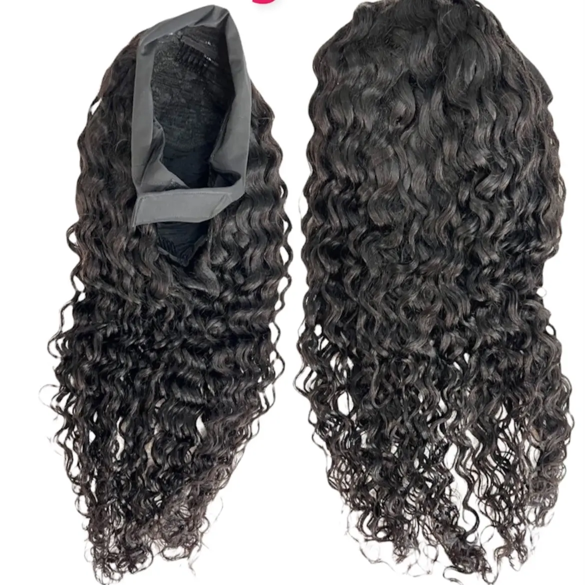 12” Premium Water Wave Human Hair Headband Wig, Glueless, Natural Look, Easy and Secure Placement, Easy to Style, Adds Volume or Switches Looks, Curly Waves, Versatile And Stylish, 12 Inches