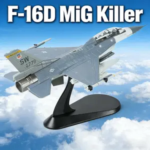 1/72 Scale F-16D Block 42 90-0778 "MiG Killer Fighter Airplane Pre-Build Model Kits Finished Luke Air Force Base Diecast Aircraft Metal Jet Model Display Collection or Gift