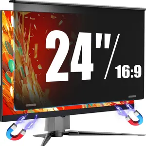 Screen for 24 Inch Flat  16:9 Aspect Ratio, 24in Removable Anti Glare Filter, Blue Light Blocking  Shield Eye Comfort,  Anti Spy Desktop PC Protector