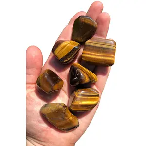 Tigers Eye Tumbled Stone - Polished Natural Tigers Eye Crystal