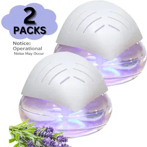 Portable Water Air Revitalizer - Multi-Function Appliance with Washer, Freshener, Room Aromatizer, Essential Oil Diffuser & 7 Adjustable Color LED Lights - For Smoke, Pet Odors
