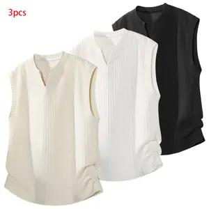 Sleeveless vest top, athletic vest top, men’s summer lightweight ice silk quick-dry T-shirt, sleeveless top #SummerWins