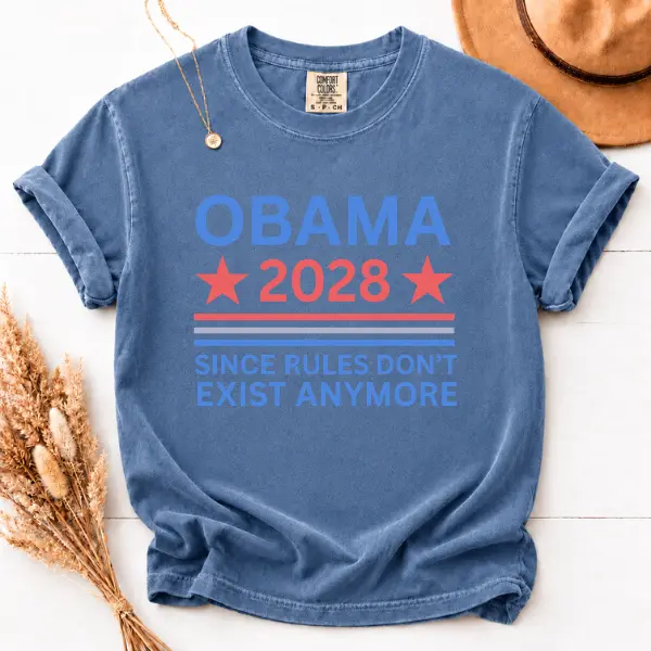 Comfort Colors T-Shirt - Obama 2028 Political Graphic T-Shirt