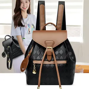 Women’s Casual Multifunction Leather Backpack