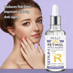 Retinol Serum, Improves Facial Dullness, Suitable for Wrinkled Skin, Moisturizing Anti-Wrinkle Repair, Boosts Elasticity, 50ML